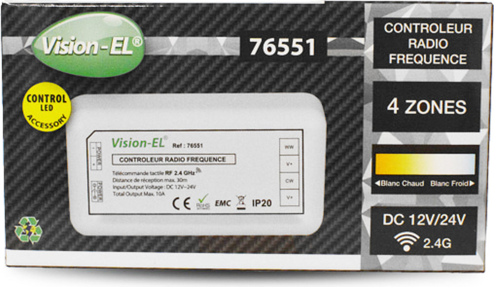 CONT RF 4 ZON BL CCT DC 12-24V